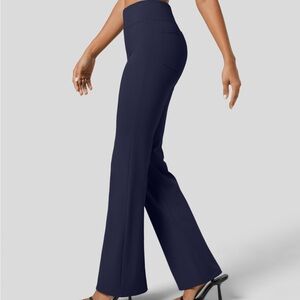 HALARA Navy Boot Cut Flare Pants